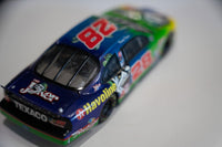 DC Comics 1998 Joker Kenny Irwin platinum series die-cast race car, 1:24 scale with purple and green villain-themed livery