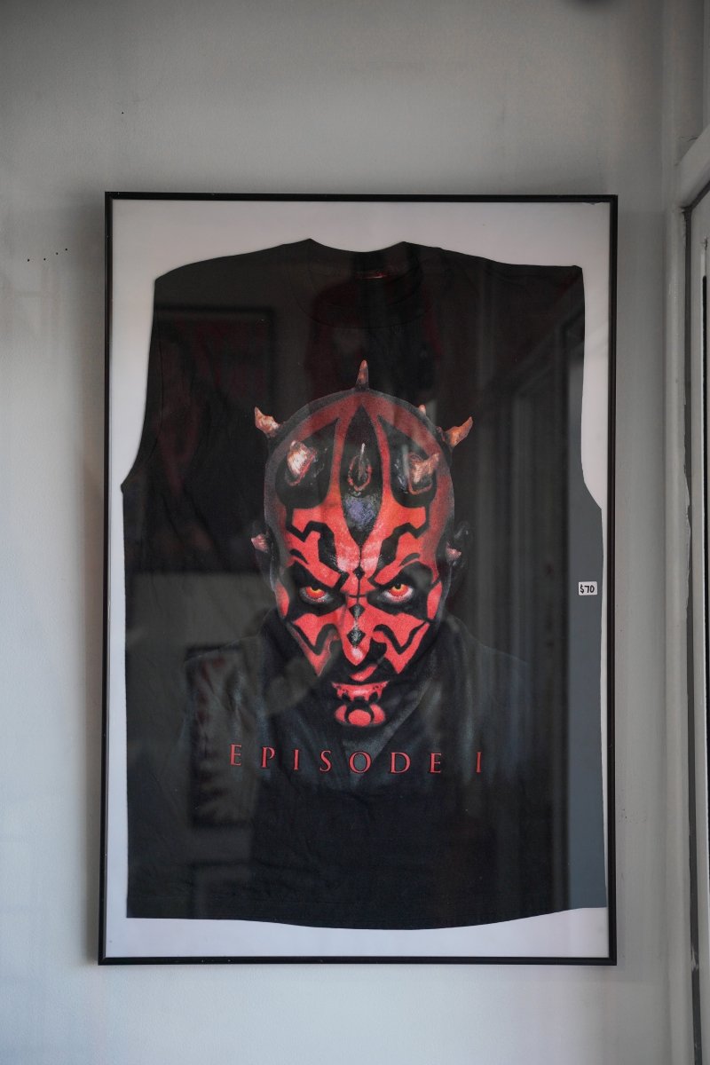 1999 Framed Star Wars Darth Maul Shirt - Keep It Classic