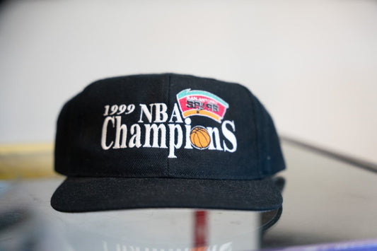 1999 NBA Champions San Antonio Spurs Snap Back Hat - Keep It Classic