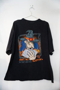WCW black Halloween Havoc 1999 Las Vegas wrestling event t-shirt, size XXL, displayed flat showing front graphic design