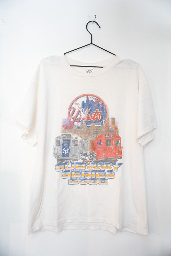 2000 Yankees Vs Mets World Series Subway Car T-Shirt Size XL - Keep It Classic