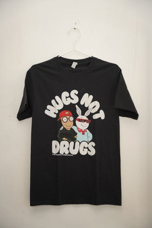 2001 Hugs Not Drugs Shirt - Keep It Classic