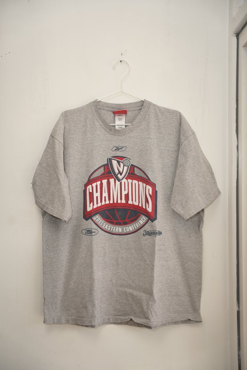 2003 Reebok New Jersey Nets Eastern Conference Champions Shirt - Keep It Classic