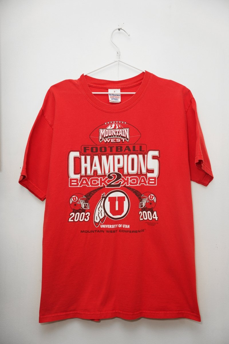 2003 Utah Utes Back to Back MW Champs Large - Keep It Classic