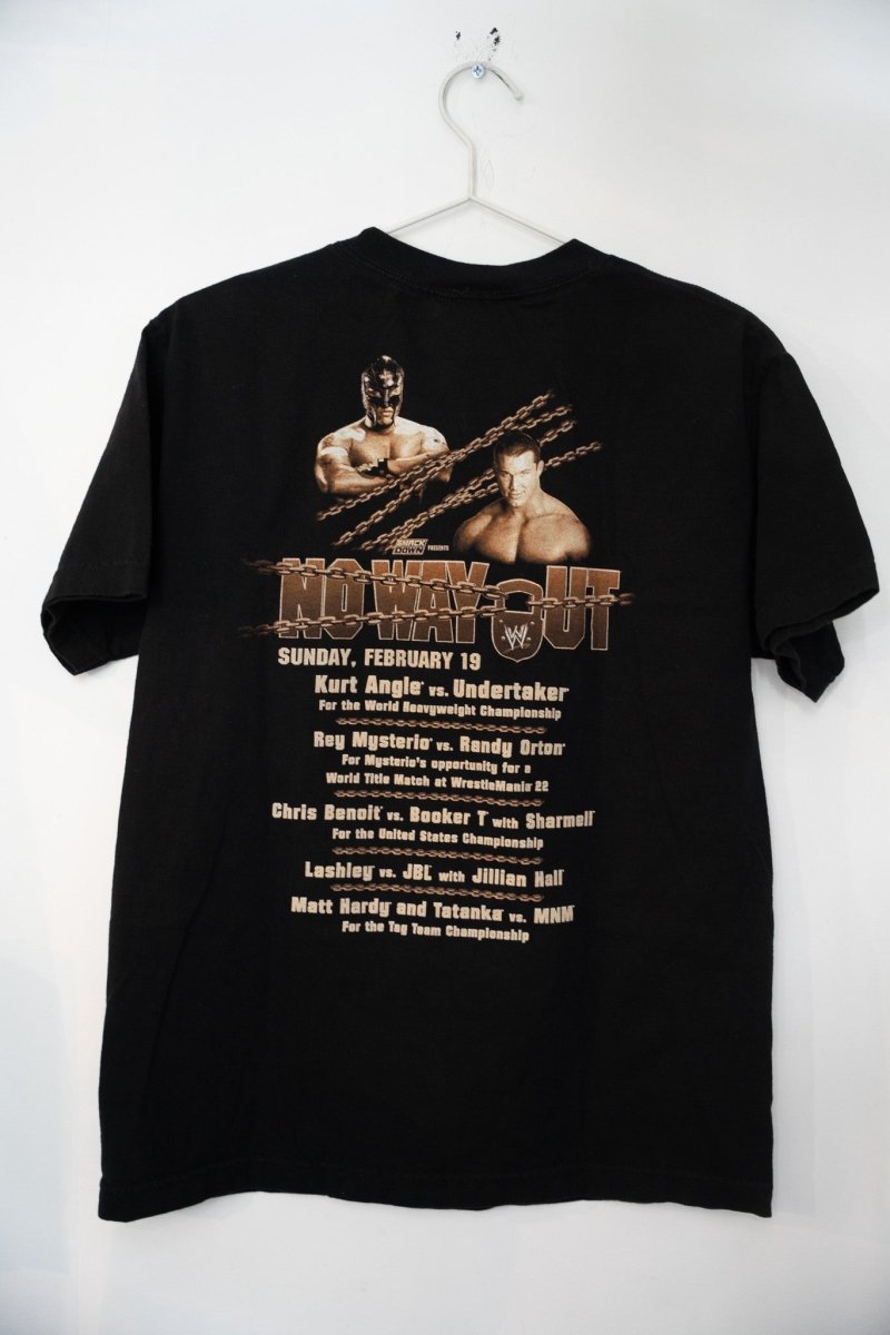 2006 WWE No Way Out Undertaker VS Kurt Angle T-Shirt Size Large - Keep It Classic