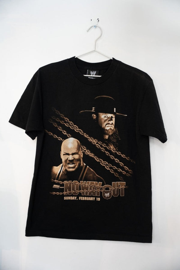 2006 WWE No Way Out Undertaker VS Kurt Angle T-Shirt Size Large - Keep It Classic