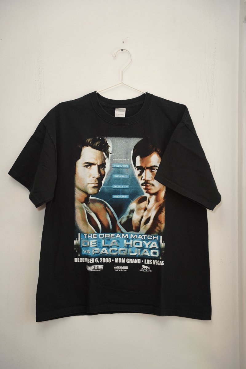 2008 De La Hoya vs Pacquiao Shirt - Keep It Classic