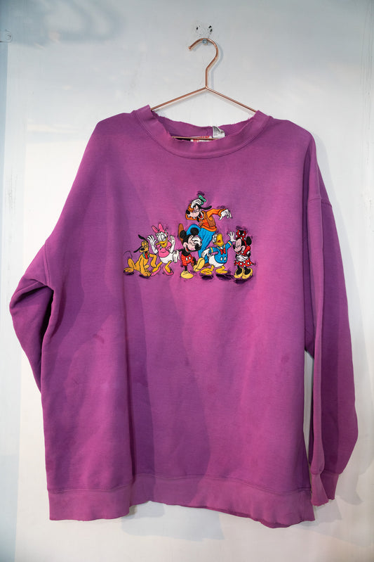 90s Disney Distressed Sweater Size XL