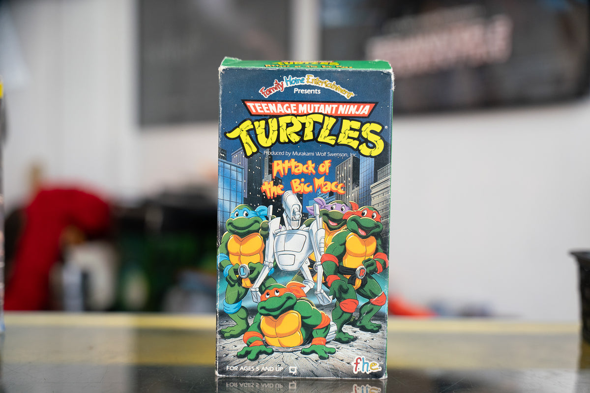 Teenage Mutant Ninja Turtles Attack of the Big Mac VHS