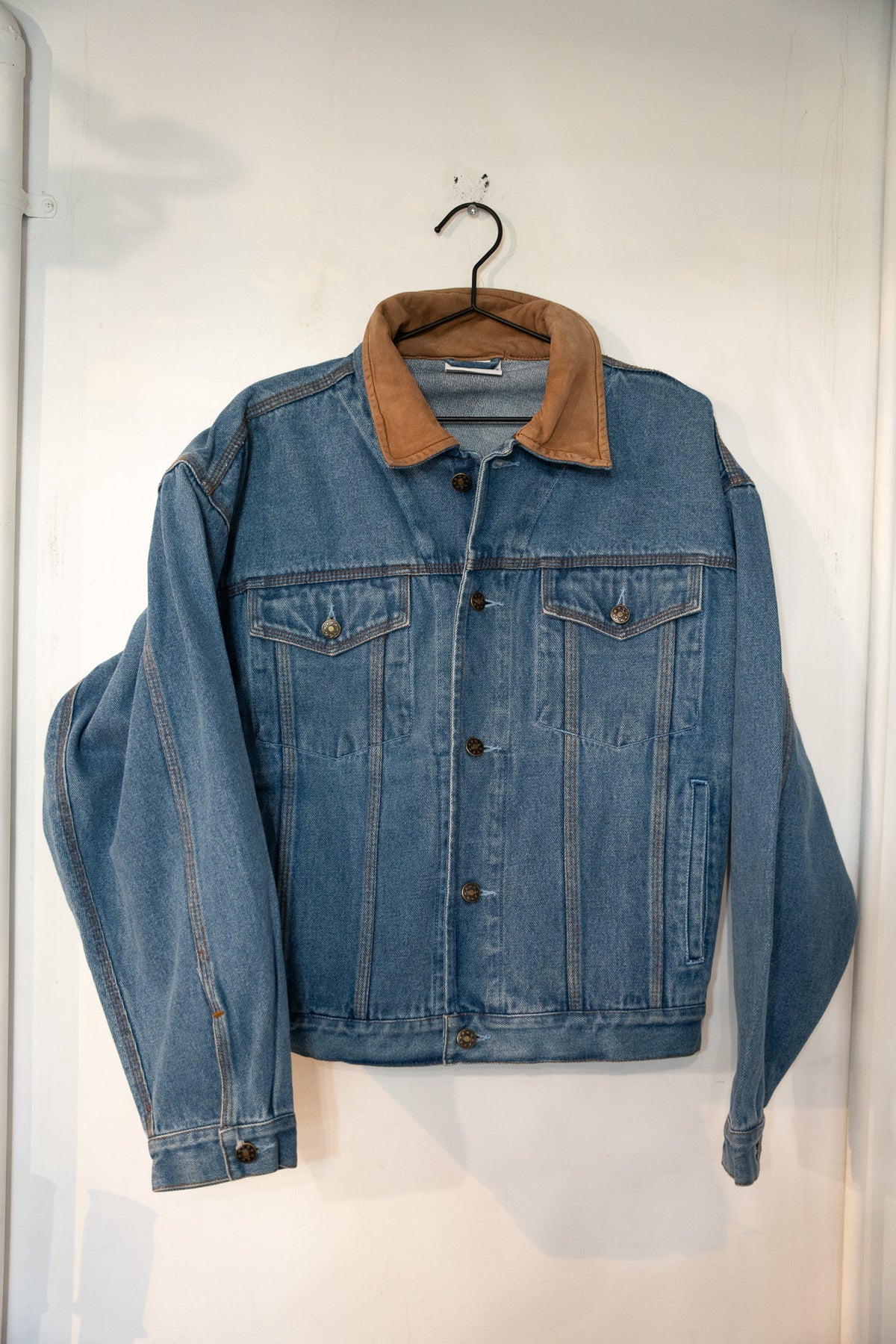 1988 Reebok Human Rights Now! Denim Jacket Size Large