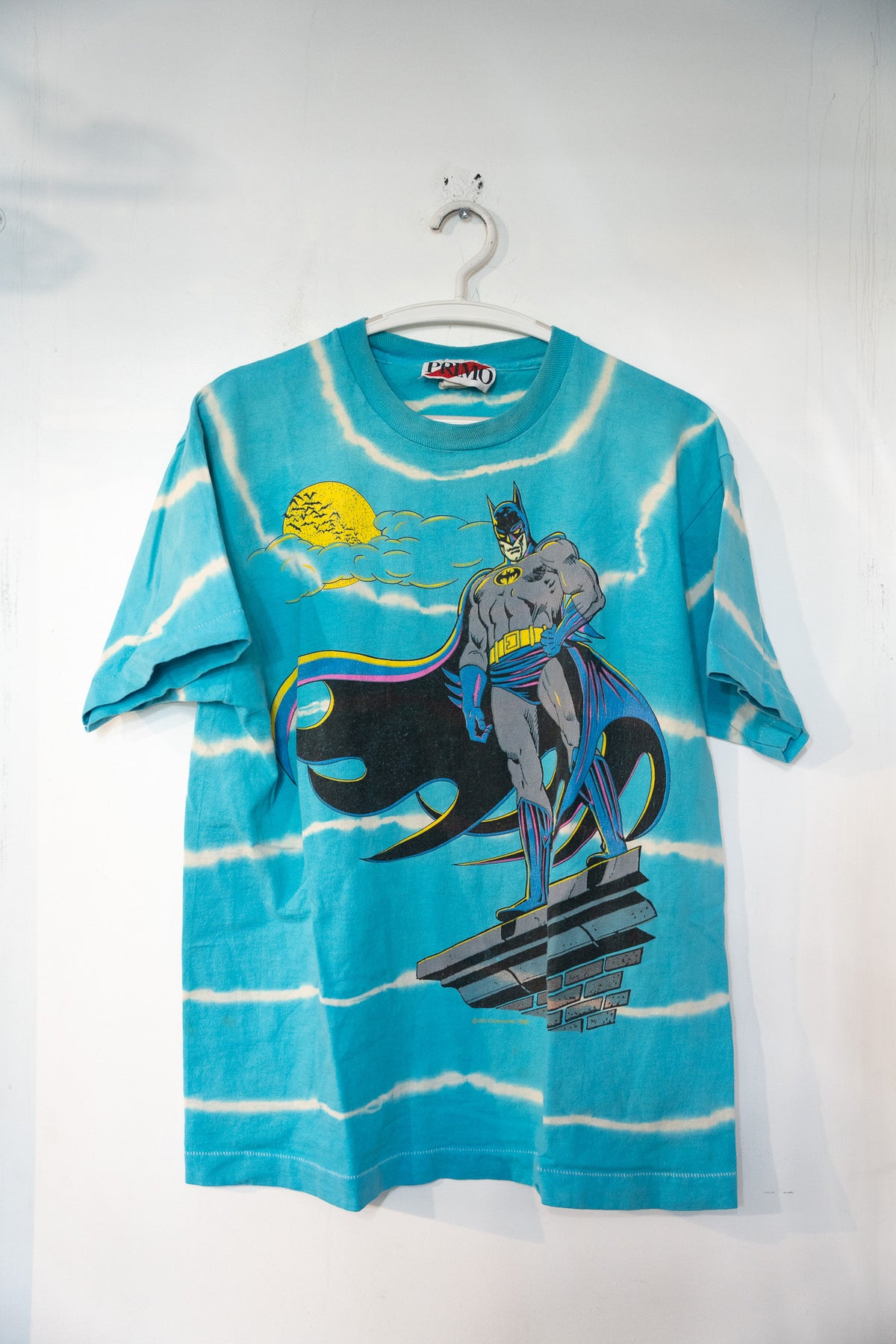 1989 Primo Batman Tye Dye Shirt Size Large