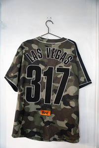 UFC 317 Las Vegas Baseball Camo Jersey Size XXL