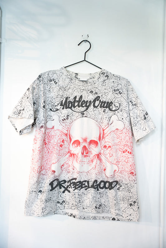 1990 Motley Crue Dr Feel Good AOP Shirt Size XL