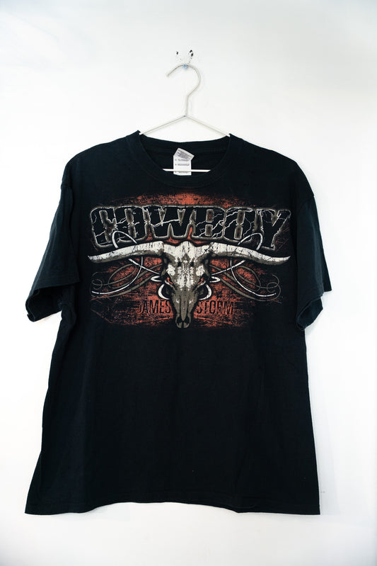 Vintage TNA Wrestling Cowboy James Storm Shirt Size Large photo 1