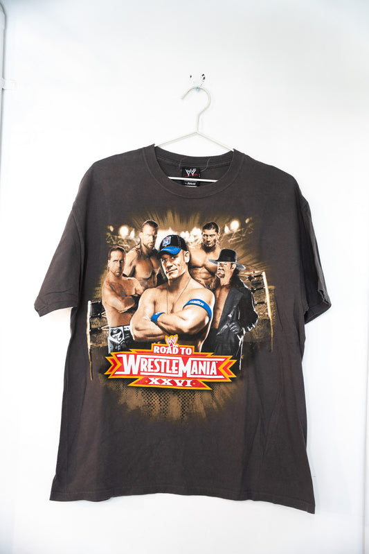 Vintage WWE Road To WrestleMania XXVI Shirt Size Large photo 1