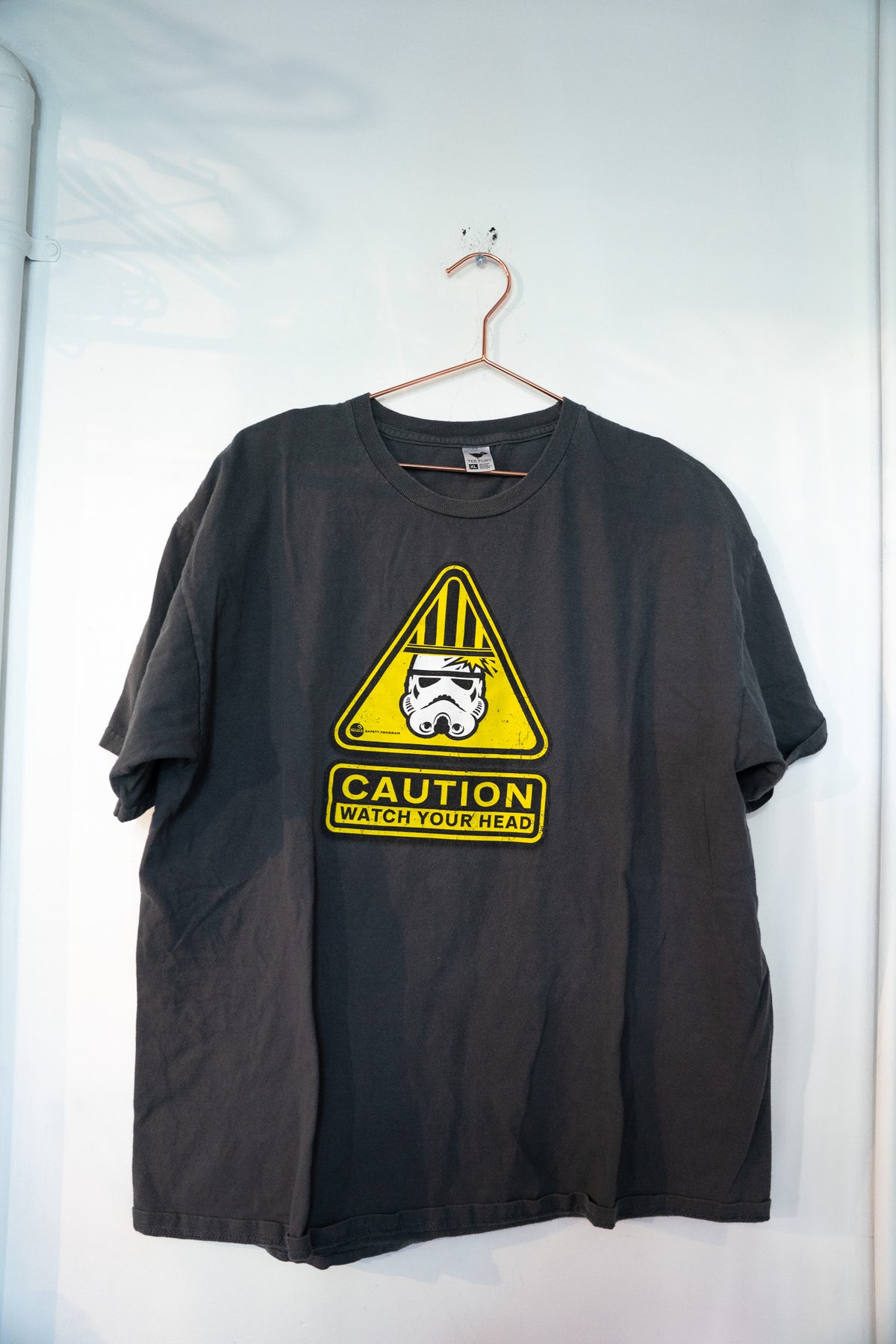 Tee Fury Storm Trooper Caution Watch Your Head Shirt Size XL