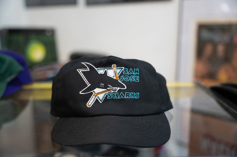 Vintage San Jose Sharks Annco Snapback Hat