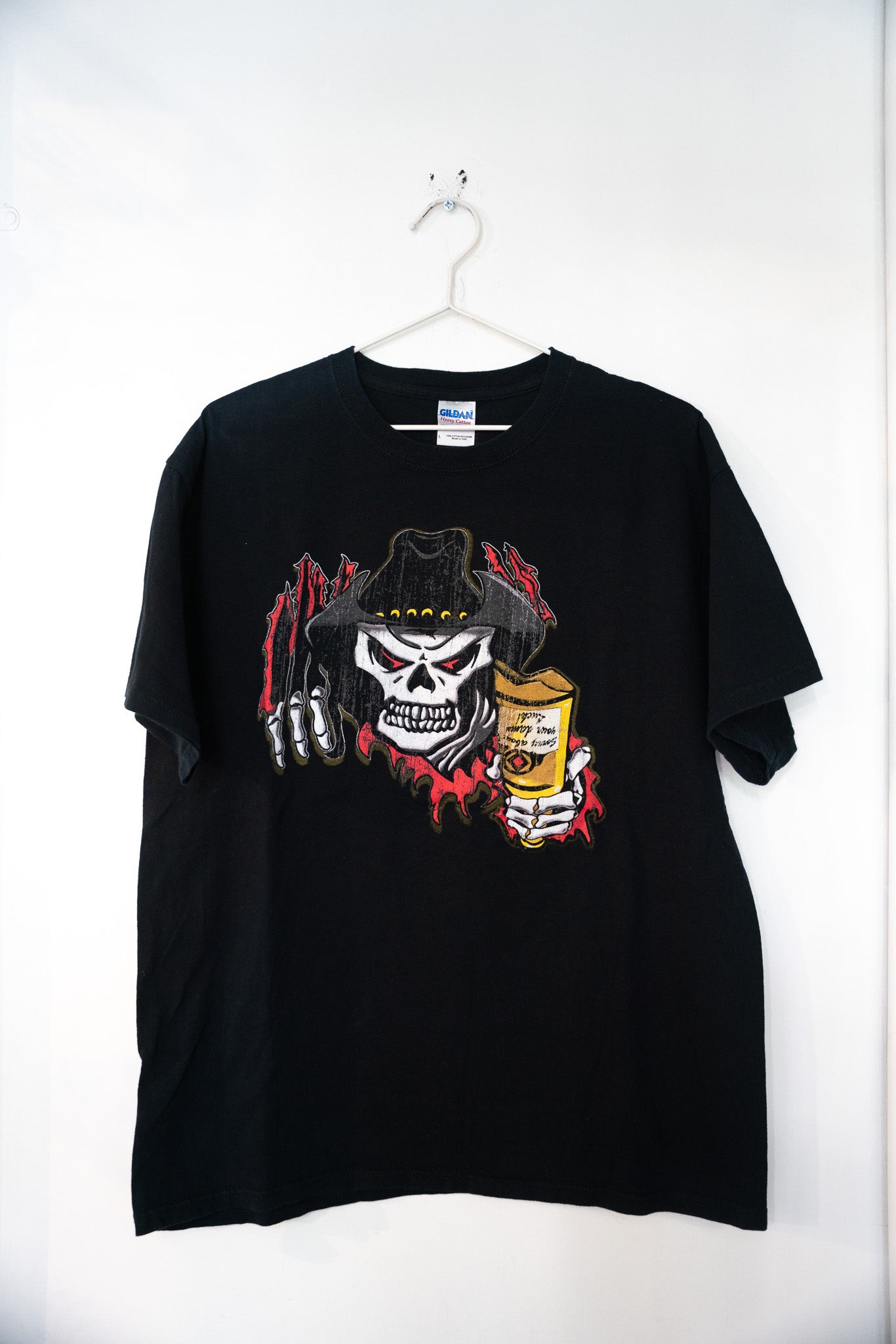 Vintage TNA Wrestling Sorry Bout Your Damn Luck Shirt Size Large