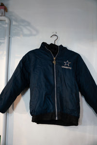 90s Kids Pro Player Dallas Cowboys Reversible Puffer Jacket