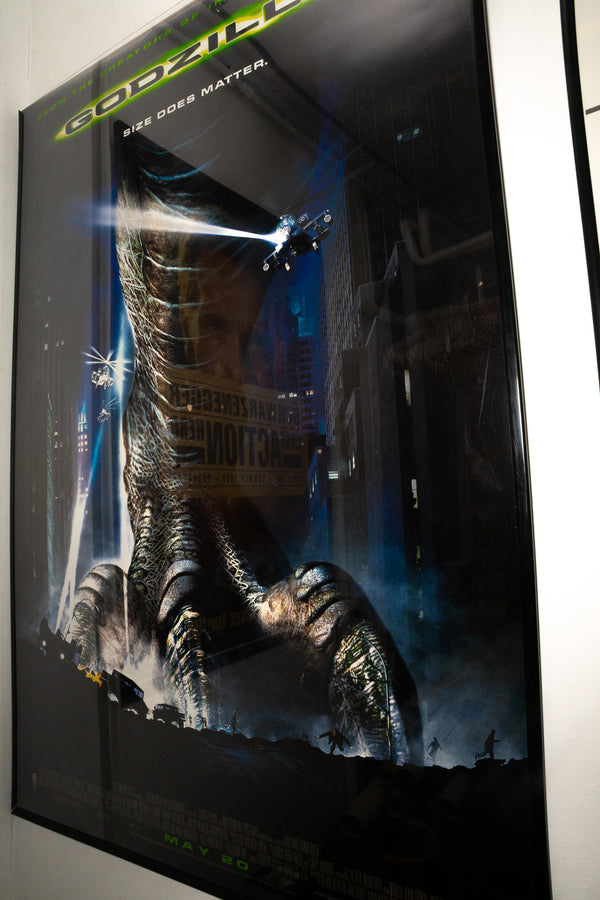 1998 Godzilla Size Does Matter Movie Poster 27x40 (frame not included)