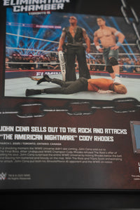 WWE John Cena Elimination Chamber "Heel Turn" Plaque/ Mat Relic. 339 Of 500
