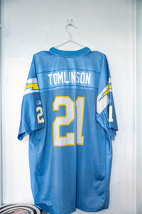 San Diego Chargers LaDanian Tomlinson On Field Reebok Jersey Size 52