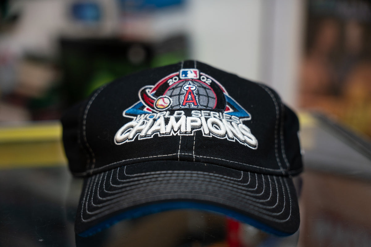 2002 Anaheim Angels World Series Champions Locker Room Hat