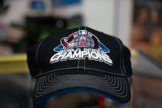 2002 Anaheim Angels World Series Champions Locker Room Hat