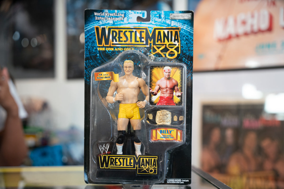 2002 Wrestlemania X8 Billy Gunn Tag Team Champ Jakks Pacific Wrestling Figure