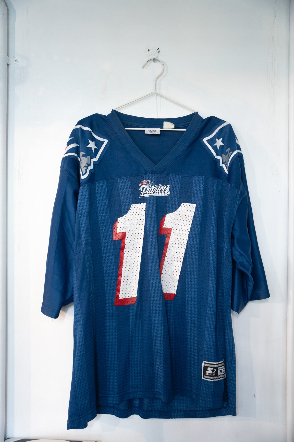 1995 Drew Bledsoe New England Patriots Starter Authentic Apparel Jersey Size 52