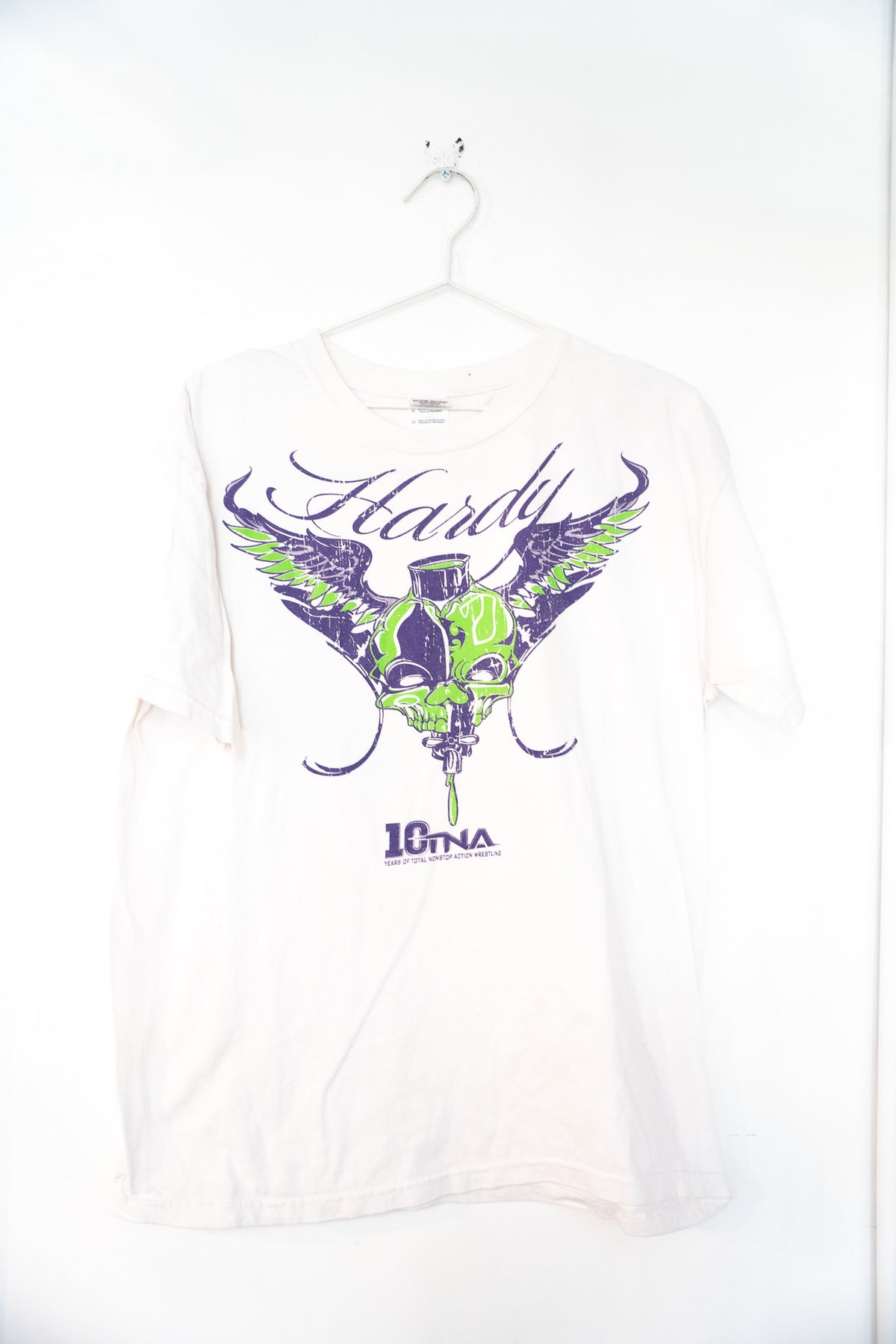 Vintage TNA Jeff Hardy 10 Year Shirt Size Large photo 1