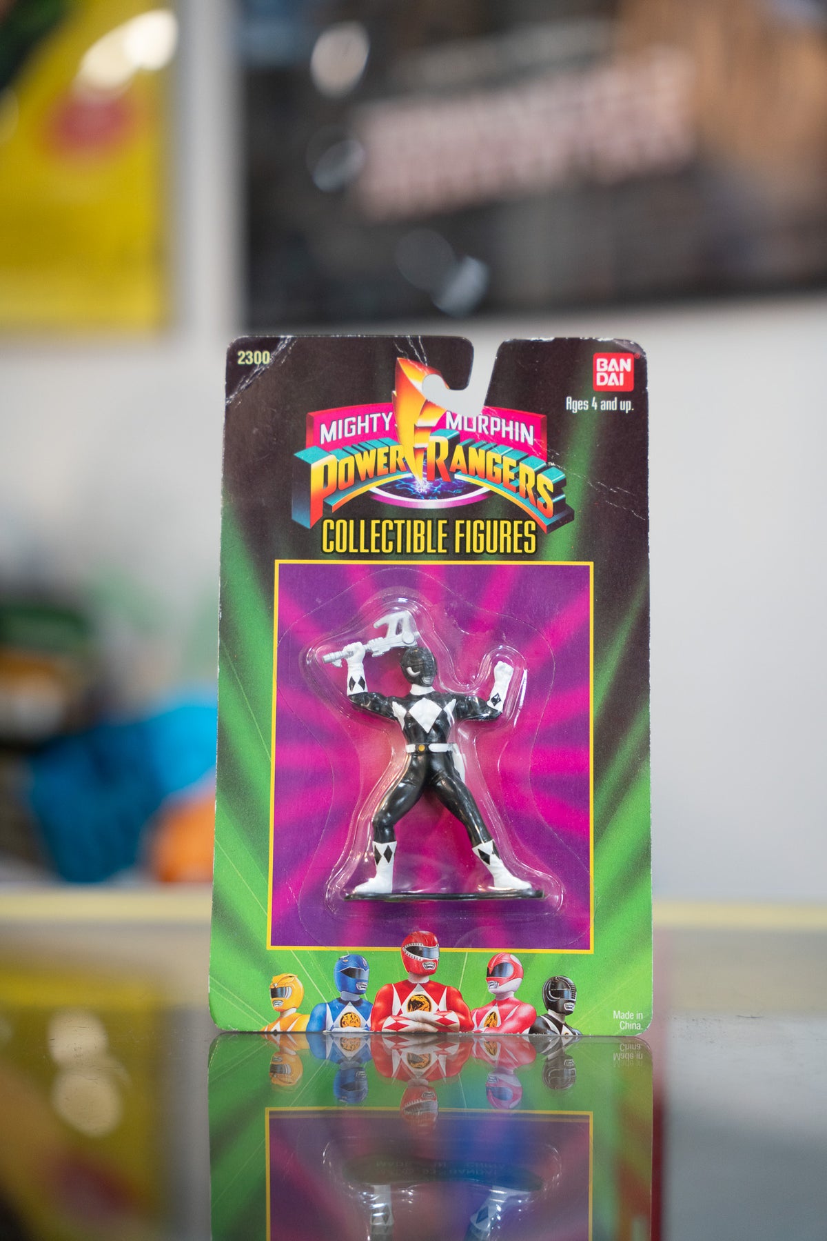 Mighty Morphin Power Rangers Collectible Figures Black Ranger
