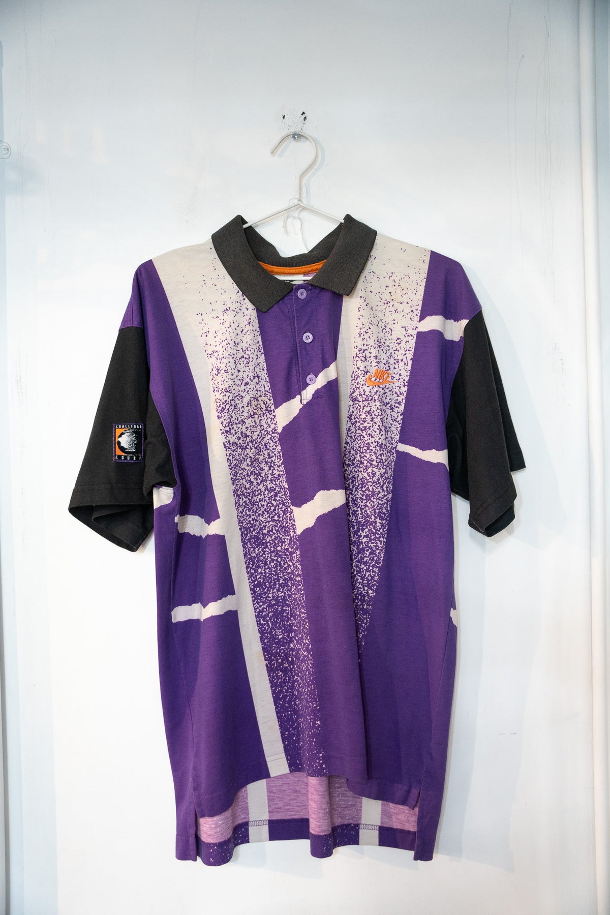 90s Nike Challenge Court Andre Agassi Tennis Polo Size Large