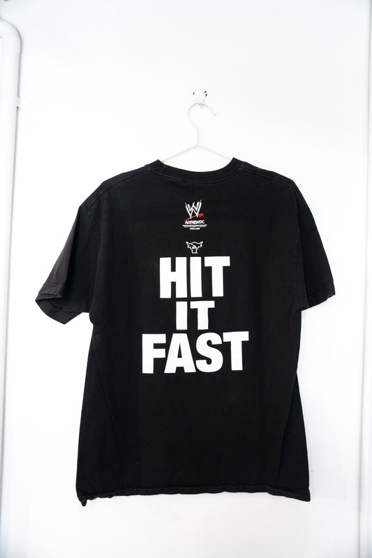 2003 WWE The Rock Hit It Strong Shirt Size Large photo 2
