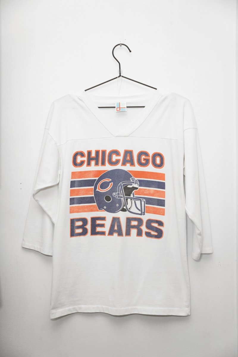 80s Chicago Bears 1/4 Sleeve Shirt - Keep It Classic