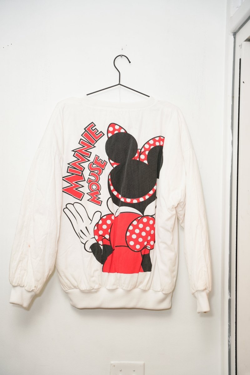 80s Reversible Minnie and Mickey Mouse Sweater Large - Keep It Classic