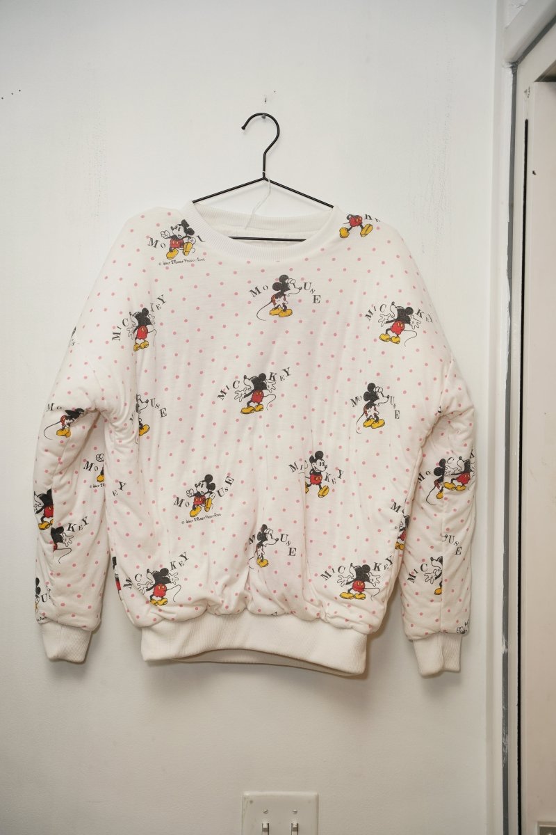 80s Reversible Minnie and Mickey Mouse Sweater Large - Keep It Classic