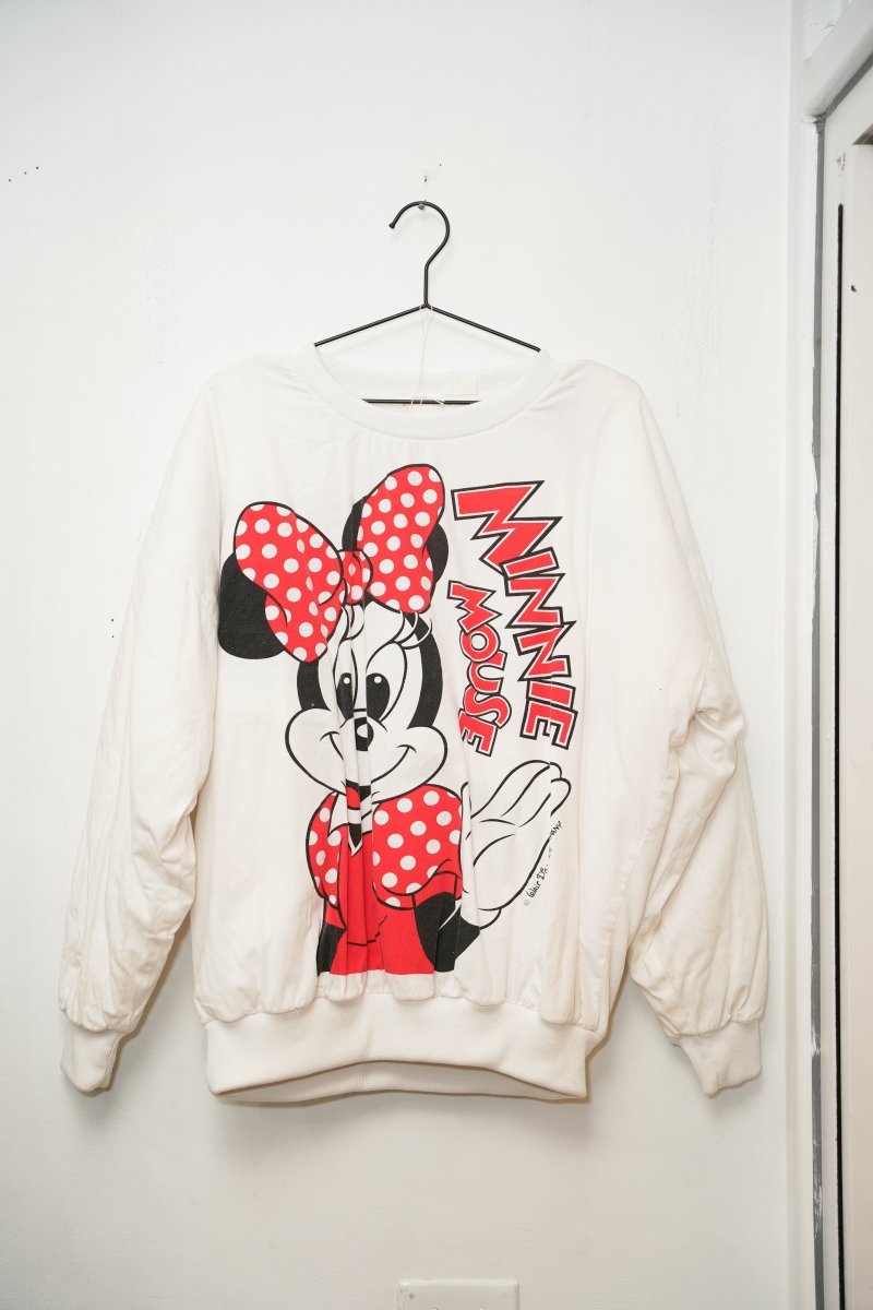 80s Reversible Minnie and Mickey Mouse Sweater Large - Keep It Classic