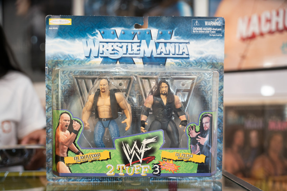 1998 Wrestlemania XV Stone Cold Steve Austin VS The Undertaker Jakks Pacific Wrestling Figures