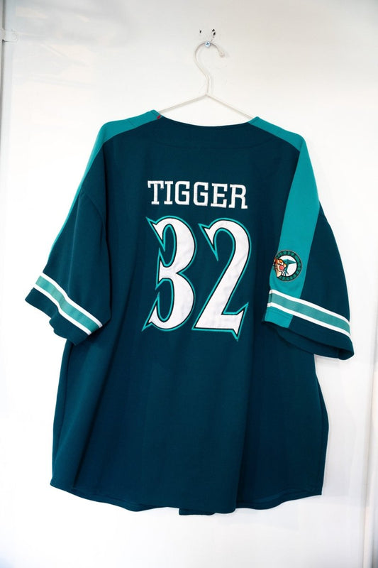 90s Disney Tigger Baseball Seattle Mariners Style Jersey Size XL - additional view - Keep It Classic Las Vegas