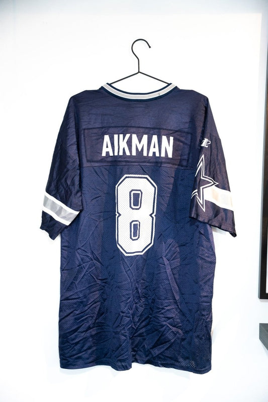 90s Logo Athletic Dallas Cowboys Troy Aikman Football Jersey Size XL - Keep It Classic