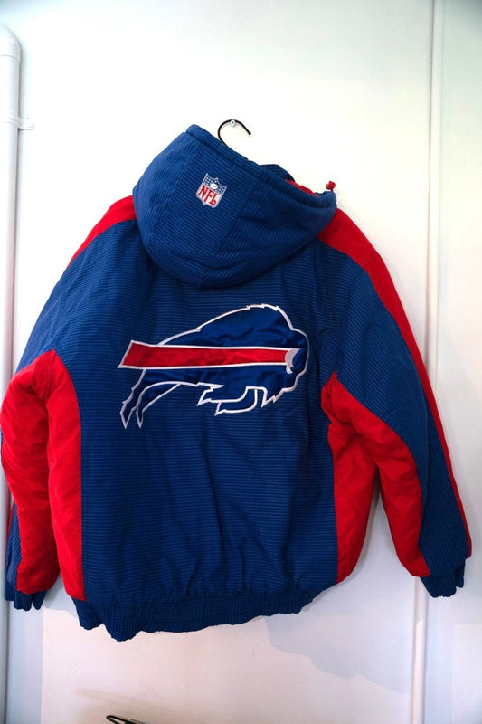 90s Logo Athletic Pro Line Buffalo Bills Puffer Jacket Size Large - Keep It Classic
