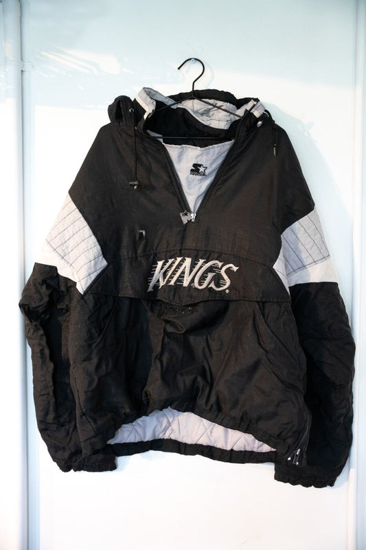 90’s Los Angeles Kings Starter Pullover Jacket Size X - Large - Keep It Classic