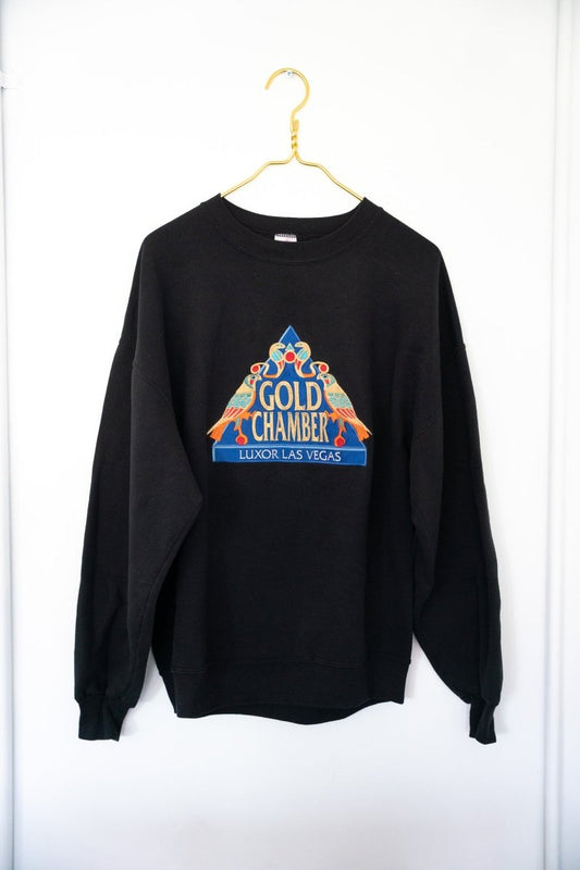 90s Luxor Gold Chamber Embroidered Sweater Size XL - Keep It Classic
