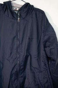 90s Nike Lined Hoodie Jacket Size XL - Keep It Classic