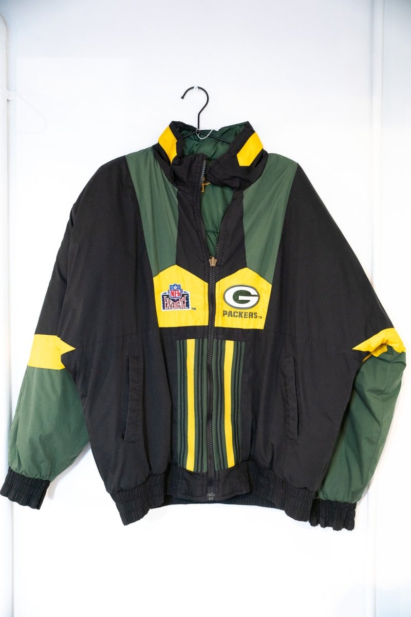 90s Pro Player Green Bay Packers Reversible Puffer Jacket - Keep It Classic