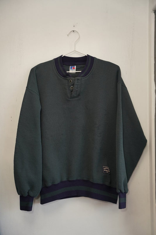 90s Russell Atletic Button Sweater - Keep It Classic