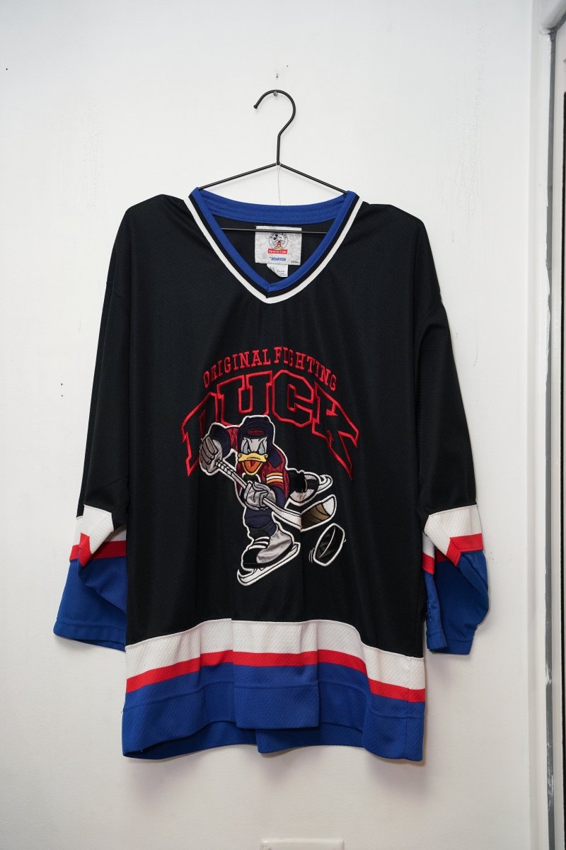 90s Starter Mickey and Co Donald Duck Hockey Jersey - Keep It Classic