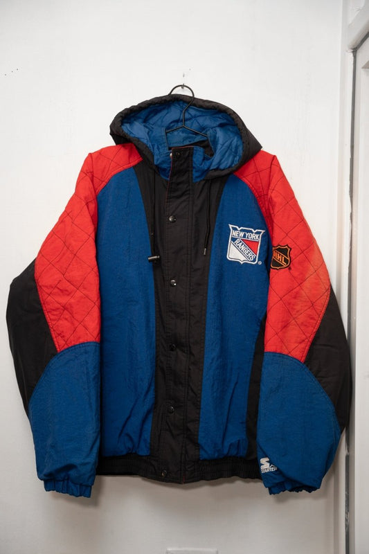 90s Starter New York Rangers Puffer Jacket - Keep It Classic