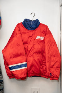 90s Starter Reversible New York Giants Zip and Velcro Jacket - additional view - Keep It Classic Las Vegas